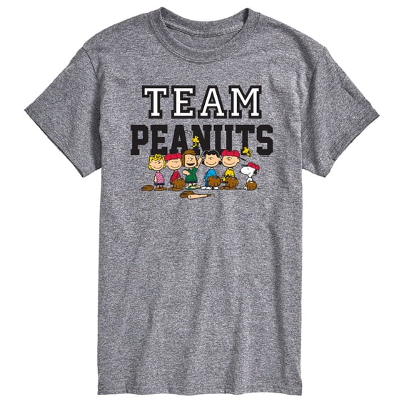 Peanuts - Baseball Team - Men's Short Sleeve Graphic T-Shirt