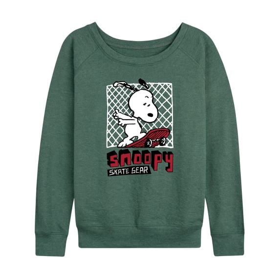Peanuts - Athletic Snoopy - Women's Lightweight French Terry Long Sleeve Shirt