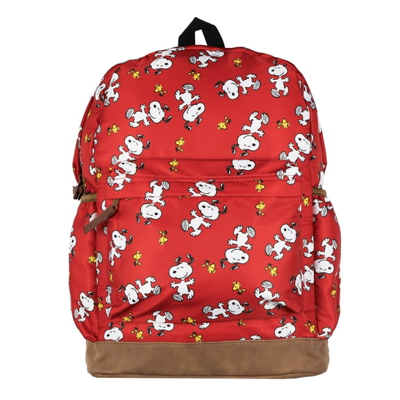 Peanuts Backpack Snoopy & Woodstock Dancing Friends All-Over Design 16" Book Bag