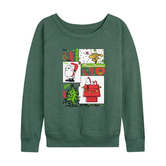 Peanuts - Be Bright - Women's Lightweight French Terry Long Sleeve Shirt