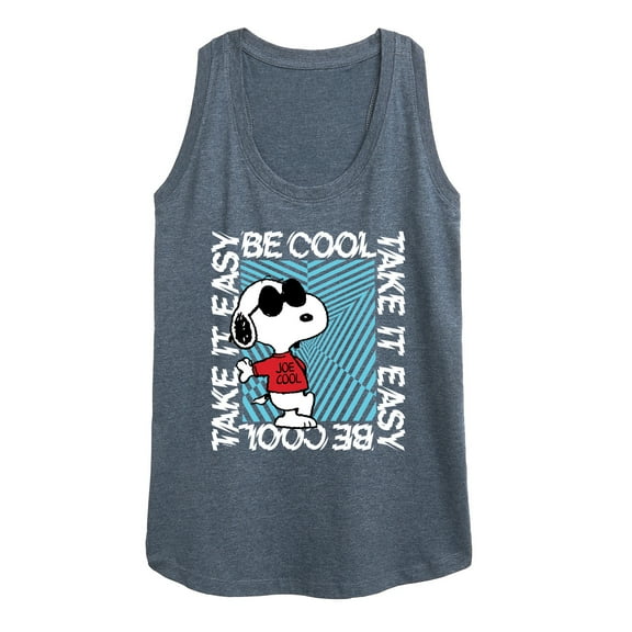 Peanuts - Be Cool, Take It Easy - Snoopy - Women's Racerback Tank Top