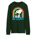 thumbnail image 1 of Peanuts - Be Happy Rainbow - Men's Long Sleeve T-Shirt, 1 of 1