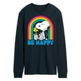thumbnail image 1 of Peanuts - Be Happy Rainbow - Men's Long Sleeve T-Shirt, 1 of 6