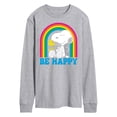 thumbnail image 1 of Peanuts - Be Happy Rainbow - Men's Long Sleeve T-Shirt, 1 of 6