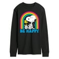thumbnail image 1 of Peanuts - Be Happy Rainbow - Men's Long Sleeve T-Shirt, 1 of 6