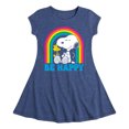 thumbnail image 1 of Peanuts - Be Happy Rainbow - Toddler & Youth Girls Fit & Flare Dress, 1 of 1