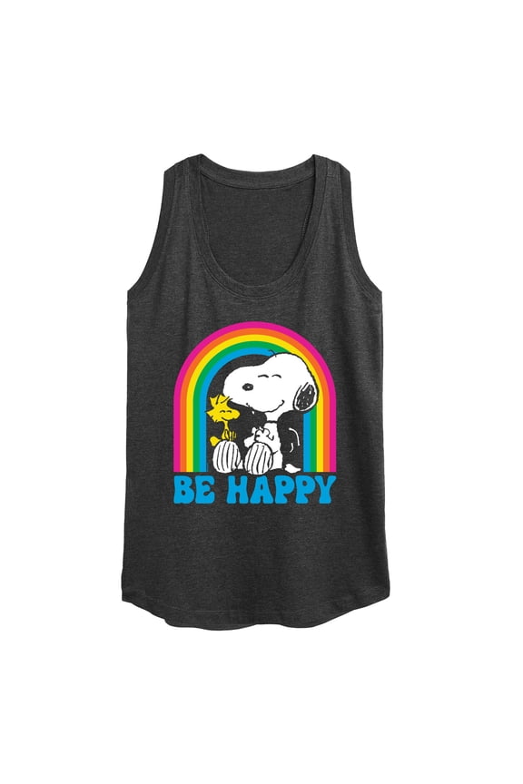 - Be Happy Rainbow - Women's Racerback Tank Top
