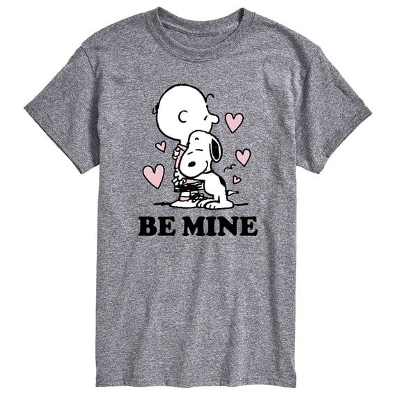 Peanuts - Be Mine - Men's Short Sleeve Graphic T-Shirt