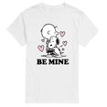 thumbnail image 1 of Peanuts - Be Mine - Men's Short Sleeve Graphic T-Shirt, 1 of 6