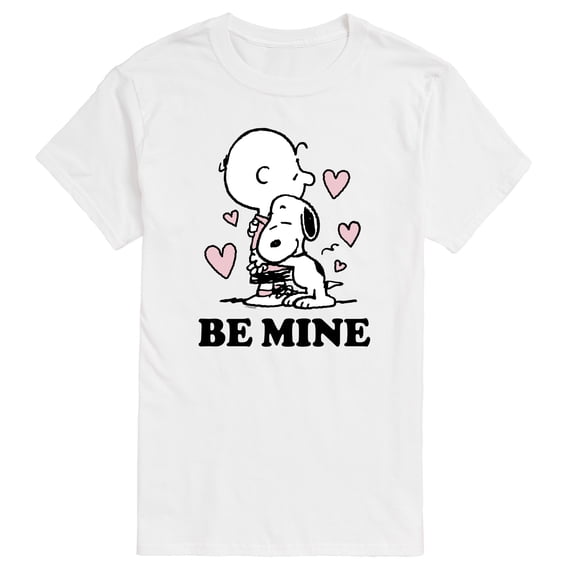 Peanuts - Be Mine - Men's Short Sleeve Graphic T-Shirt