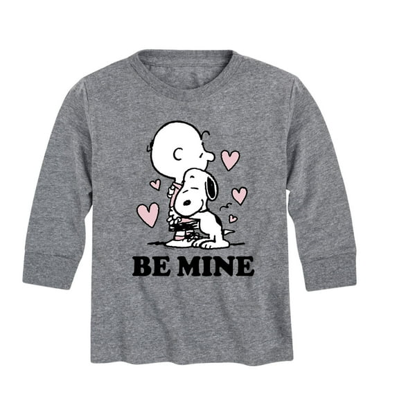 Peanuts - Be Mine - Toddler And Youth Long Sleeve Graphic T-Shirt