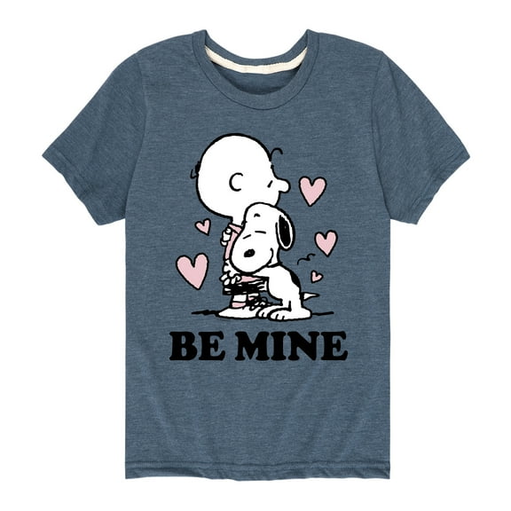 Peanuts - Be Mine  - Toddler And Youth Short Sleeve Graphic T-Shirt