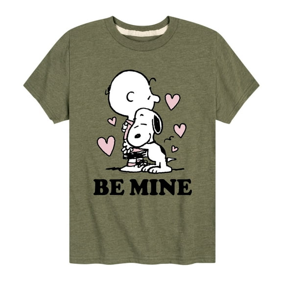 Peanuts - Be Mine  - Toddler And Youth Short Sleeve Graphic T-Shirt