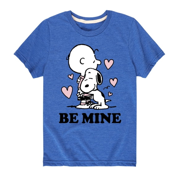 Peanuts - Be Mine - Toddler And Youth Short Sleeve Graphic T-Shirt