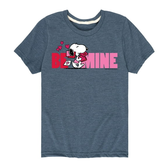 Peanuts - Be Mine - Toddler and Youth Short Sleeve Graphic T-Shirt