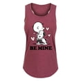 thumbnail image 1 of Peanuts - Be Mine - Women's Racerback Tank Top, 1 of 6