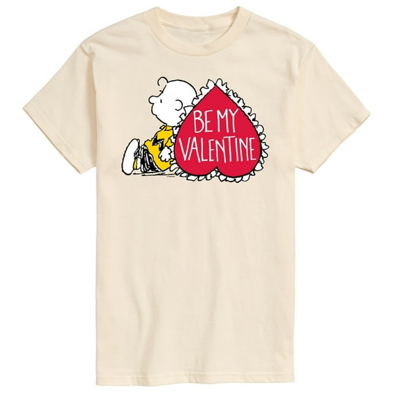 Peanuts - Be My Valentine - Men's Short Sleeve Graphic T-Shirt