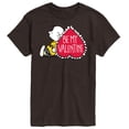thumbnail image 1 of Peanuts - Be My Valentine - Men's Short Sleeve Graphic T-Shirt, 1 of 5