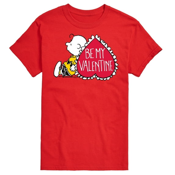 Peanuts - Be My Valentine - Men's Short Sleeve Graphic T-Shirt
