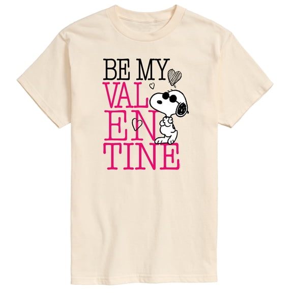 Peanuts - Be My Valentine - Men's Short Sleeve Graphic T-Shirt