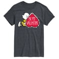 thumbnail image 1 of Peanuts - Be My Valentine - Men's Short Sleeve Graphic T-Shirt, 1 of 6