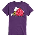 thumbnail image 1 of Peanuts - Be My Valentine - Men's Short Sleeve Graphic T-Shirt, 1 of 5
