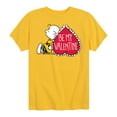 thumbnail image 1 of Peanuts - Be My Valentine  - Toddler And Youth Short Sleeve Graphic T-Shirt, 1 of 6