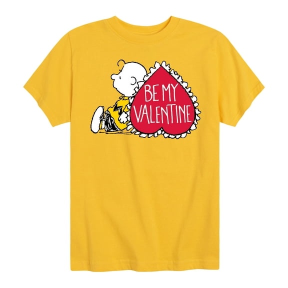 Peanuts - Be My Valentine  - Toddler And Youth Short Sleeve Graphic T-Shirt