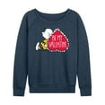 thumbnail image 1 of Peanuts - Be My Valentine - Women's Lightweight French Terry Long Sleeve Shirt, 1 of 6