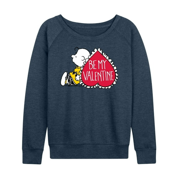 Peanuts - Be My Valentine - Women's Lightweight French Terry Long Sleeve Shirt