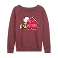 thumbnail image 1 of Peanuts - Be My Valentine - Women's Lightweight French Terry Long Sleeve Shirt, 1 of 6