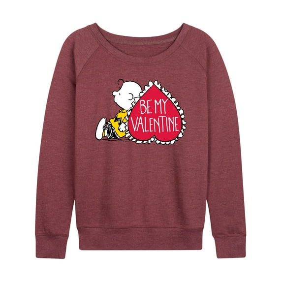 Peanuts - Be My Valentine - Women's Lightweight French Terry Long Sleeve Shirt