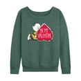 thumbnail image 1 of Peanuts - Be My Valentine - Women's Lightweight French Terry Long Sleeve Shirt, 1 of 6