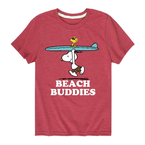 Peanuts - Beach Buddies - Toddler and Youth Short Sleeve T-Shirt