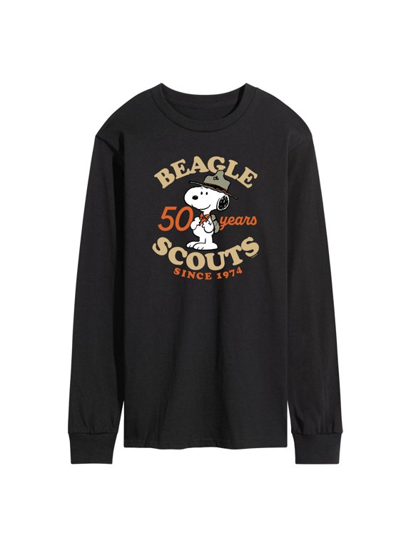 - Beagle Scout 50 Year Badge Men's Long Sleeve Graphic T-Shirt