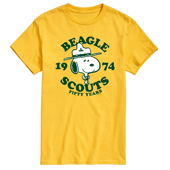Peanuts - Beagle Scout 50 Years - Men's Short Sleeve Graphic T-Shirt
