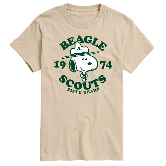 Peanuts - Beagle Scout 50 Years - Men's Short Sleeve Graphic T-Shirt
