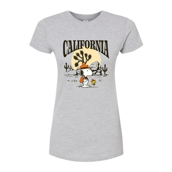 Peanuts - Beagle Scout California - Juniors Fitted Graphic T-Shirt