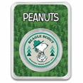 thumbnail image 1 of Peanuts® Beagle Scout Patch - Hugging Trees 1 oz Colorized Silver, 1 of 4
