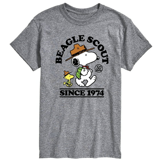 Peanuts - Beagle Scout Since 1974 - Men's Short Sleeve Graphic T-Shirt