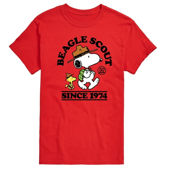 Peanuts - Beagle Scout Since 1974 - Men's Short Sleeve Graphic T-Shirt