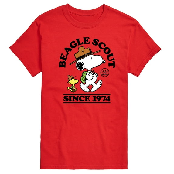 Peanuts - Beagle Scout Since 1974 - Men's Short Sleeve Graphic T-Shirt