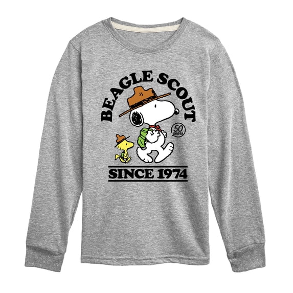 Peanuts - Beagle Scout Since 1974 - Toddler & Youth Long Sleeve Graphic T-Shirt