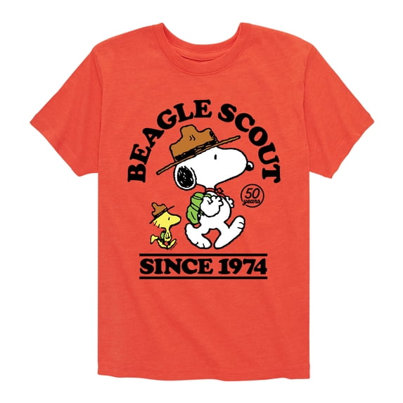 Peanuts - Beagle Scout Since 1974 - Toddler & Youth Short Sleeve Graphic T-Shirt