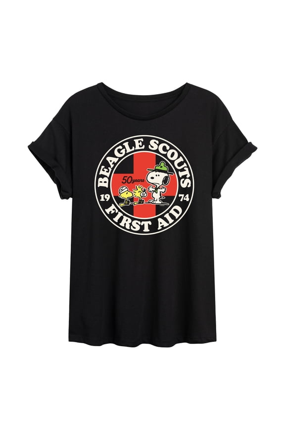 - Beagle Scouts First Aid - Women's Oversized T-Shirt