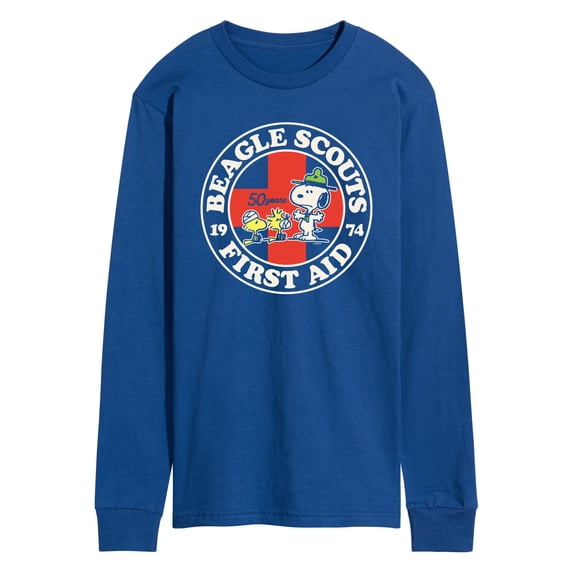 Peanuts - Beagle Scouts First Aid - Men's Long Sleeve T-Shirt