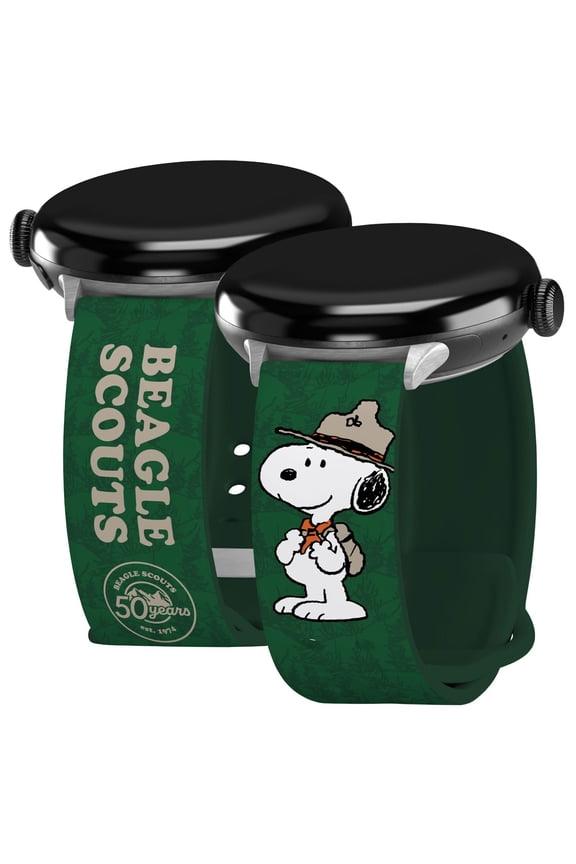 Peanuts Beagle Scouts HD Watch Band for Google Pixel Watch 20mm (Long Beagle Scouts)