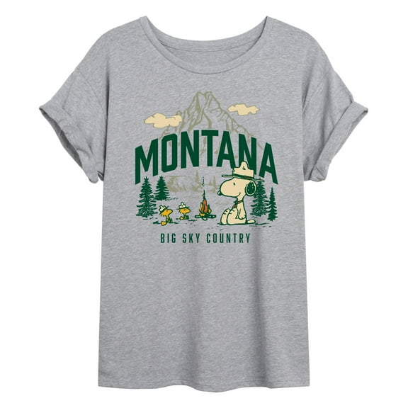 Peanuts - Beagle Scouts Montana  - Women's Oversized T-Shirt