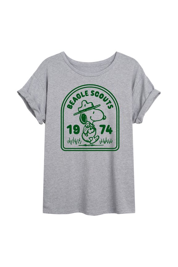 - Beagle Scouts One Color Badge - Women's Oversized T-Shirt
