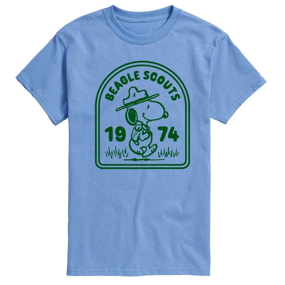 Peanuts - Beagle Scouts One Color Badge - Men's Short Sleeve Graphic T-Shirt